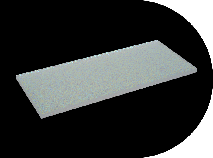 Colorful laminated glass